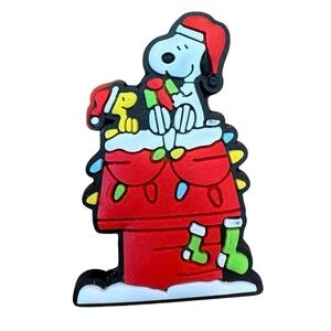 Snoopy & Woodstock Christmas Croc Charm
